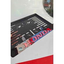Wooddoom Honda Yazılı Pleksi Motor Plakalık Tek Adet