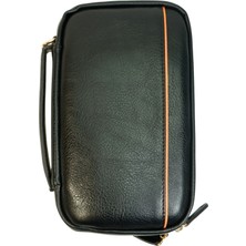 Parmida Siyah Deri Taşınabilir Puro Seyahat Humidoru PSH0127