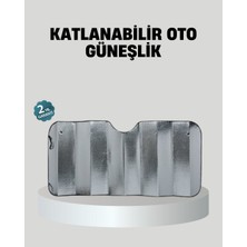 MertUS Araba Güneşliği Alüminyum Yansıtıcı Yüzeyle Etkili Isı Koruması - DUP8671-1519