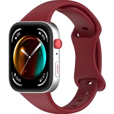 Dexmon Huawei Watch Fit 3 Fit 4 Fit 4 Pro Fit 5 Fit 5 Pro Uyumlu Slim Kesim Ince Silikon Kelebek Tasarım Kordon Kayış