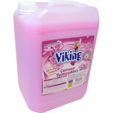 Viking 5 lt Pembe Konsantre Yumuşatıcı Gül Kokusu ile Çamaşırlarınızda Kalıcı Ferahlık Sağlar