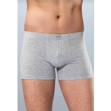Anıt 1271 Erkek Likralı Düz Pamuklu Boxer 10 Adet