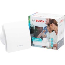 Bosch 1500 DH WV 100 Duvar Tipi Aksiyal Banyo Fanı Sensörlü Zaman Ayarlı 100 mm