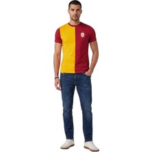 Galatasaray Parçalı 5 Yıldız Yetişkin T-Shirt