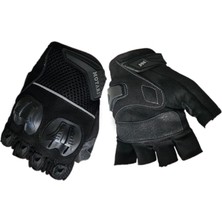 Motari SHORT 05 CE EN 13594 1 KP Sertifikalı Yarım Parmak Motosiklet Eldiveni