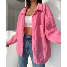 Butikkce Oversize Düşük Omuz Gömlek
