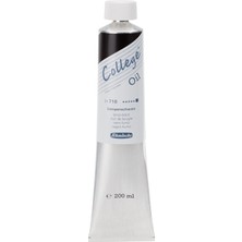 Schmincke College Yağlı Boya 200ML - N:710 Lamp Black