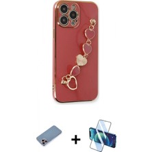 Pileli Store Pilelistore™ iPhone 13 Pro Kılıf Nova Işık Prime - Siyah 3D Antistatik Seramik Nano Ekran Koruyucu + Shine Kamera Lens Koruma Cam - Pe