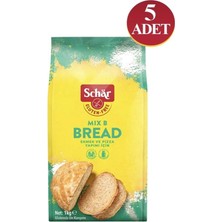 Schar Mix B Glutensiz Ekmek Unu 1000 gr x 5 Adet Türkiye Menşeli Glutensiz Un ile Güvenli Tüketim