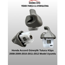 Doğru Oto Honda Accord Güneşlik Tutucu Klips 2008-2012 ( 1 Adet )