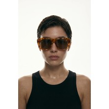 Bilge Karga Seya Orange Leopard Brown Güneş Gözlüğü
