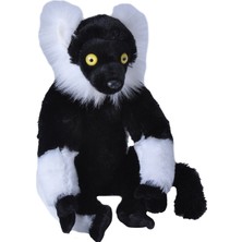 Wild Republic Siyah Beyaz Yakalı Lemur 30 cm 12230