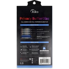 Cosmotex Joko Iphone 14 Pro Buffer Hayalet Cam Ekran Koruyucu - Siyah