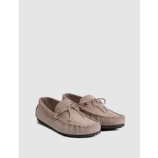 Pierre Cardin Erkek Bej İp Detaylı %100 Deri Loafer Ayakkabı 50327086-VR011