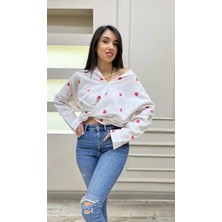 Durmaz Kadın Oversize Keten Gömlek Yeni Sezon Yazlık Keten Gömlek
