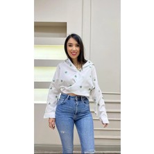 Durmaz Kopya - Kadın Oversize Keten Gömlek Yeni Sezon Yazlık Keten Gömlek