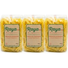 Raya Organik Organik Kalem Makarna 500GR - 3'lü Set