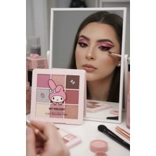 Miniso Sanrio Lisanslı My Melody Lisanslı 9 Renkli Far Paleti – 01 Pembe Tonları