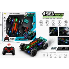 4WD Drift Spray Truck Uzaktan Kumandalı Araba – 2.4ghz Işıklı ve Duman Efektli Rc Araç