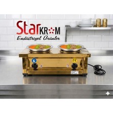 Star Krom Künefe Pişirim Makinesi 2 li Gold Elektirikli