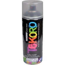 Tekoro 400 ml Parlak Krom Renk Sprey Boya Kolay Uygulama ve Yüksek Isıya Dayanım 00007183499