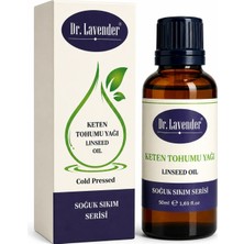 Dr. Lavender Bahçemizden Keten Tohumu Yağı Soğuk Sıkım Yağ 50 ml