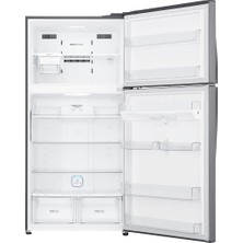 LG GR-H802HLHJ Çift Kapılı No Frost Buzdolabı 592 lt Kapasite E Enerji Sınıfı Gri Renk