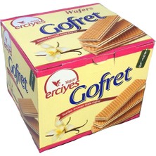 Erciyes Vanilya Aromalı Sütlü Gofret 1.2 kg Portakallı Bademli Lezzet İçeren Nostaljik Tat