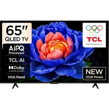 TCL 65T6D 65'' 165 Ekran Uydu Alıcılı 4K Ultra HD Google Smart QLED TV