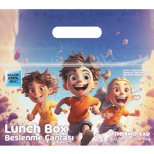 3 Adet Magic Cool Bag Lunch Beslenme Çantası