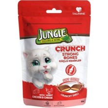 4 Adet Jungle Kedi Ödül Güçlü Kemikler Crunch 60 gr