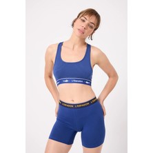 Athleshorts™ Yüksek Bel Kadın Uzun Boxer Şort
