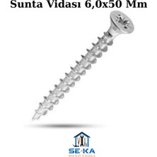 Seka Hand Tools Sunta Vidası 6,0X50 mm 50 Adet
