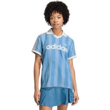 Adidas Denım Jersey Kadın Spor Tişört - KD5448