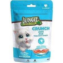 5 Adet Jungle Crunch Kedi Ödül Yaşlanma Karşıtı