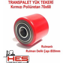 Poliüretan Transpalet Tekerleği 70X60 mm