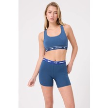 Athleshorts™ Yüksek Bel Kadın Uzun Boxer Şort