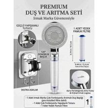 IRMAK Segyhome Duş ve Arıtma Seti+Yedek Filtre+Yapışkanlı Duş Başlığı Tutucu