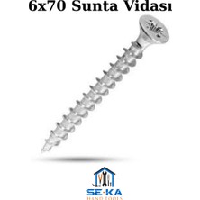Seka Hand Tools 6X70 Sunta Vidası 50 Adet
