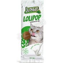 5 Adet Jungle Kedi Lolipop Kefirli 1,5 gr