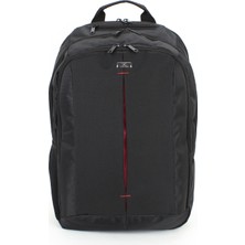 Case Club 17,3'' Laptop Bölmeli Sırt Çantası Su Geçirmez Polyester Malzeme ile Darbe Emici Destekli