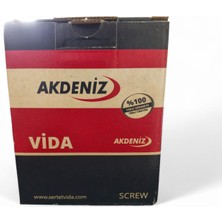 Akdeniz Alçı Levha Vida 3.5 x 25MM 1000 Adet Kutulu Siyah Sivri Uç