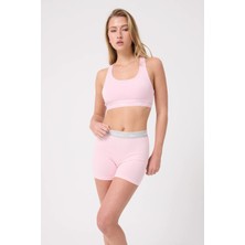 Athleshorts™ Yüksek Bel Kadın Uzun Boxer Şort