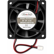 Marxlow 60X60X25 Dc 6cm Fan 24V 0.13A 2 Uçlu