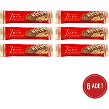Patiswiss Juva Fındıklı, Kakaolu ve Krep Kırıklı Sütlü Çikolata Bar, 30G x 6 Adet