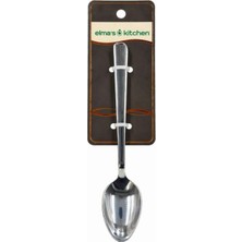 Sanal Box Elmas Kitchen 6’lı Paslanmaz Çelik Tatlı Kaşığı Seti – Parlak Gümüş Metal Dessert Spoon Günlük ve Restoran Kullanımına
