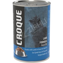 3 Adet Croque Kuzu Etli Konserve Yetişkin Kedi Maması 400 gr