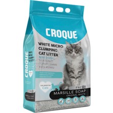 4 Adet Croque Fresh Marsilya Sabunu Kokulu Bentonit Topaklanan Kedi Kumu 5 L