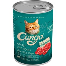 Cango Yetişkin Yaş Kedi Maması Etli 415 gr