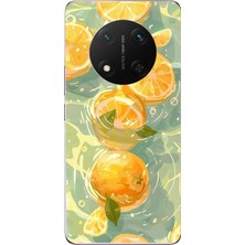 Le Balvo Honor Magic 7 Lite Uyumlu Limonlar Pastel Baskılı Silikon Kılıf